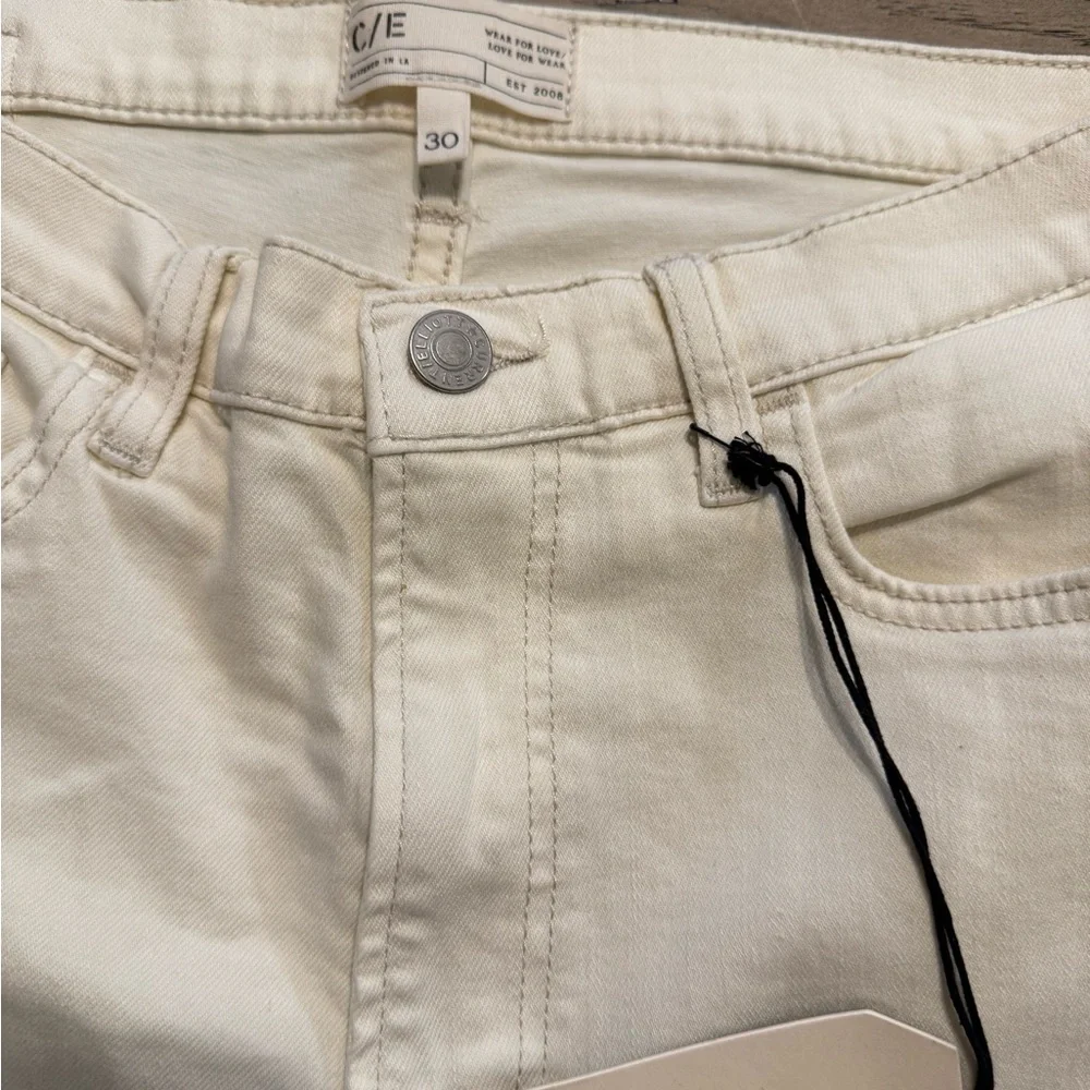 Current/Elliott Women's The Dusty in limestone size 30 - Picture 7 of 7